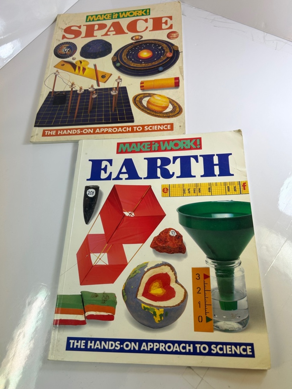 Lot‎ of 2 — Make It Work! Earth and Space — Hands on Science Activity Books